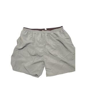 VTG 90s Sunforce for Big Man Nylon‎ Swim Trunks 1X Blue/Green Vacation Beach